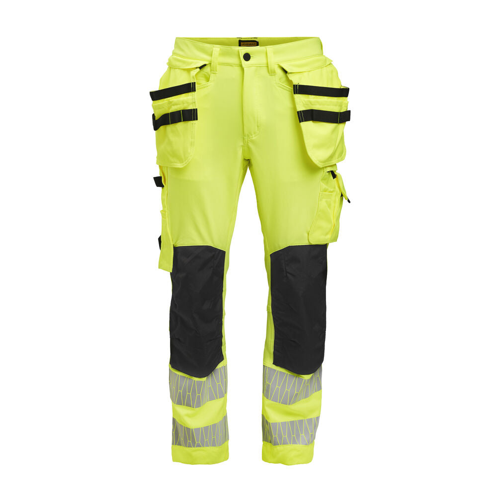 2291 Håndværkerbukser Stretch Hi-Vis