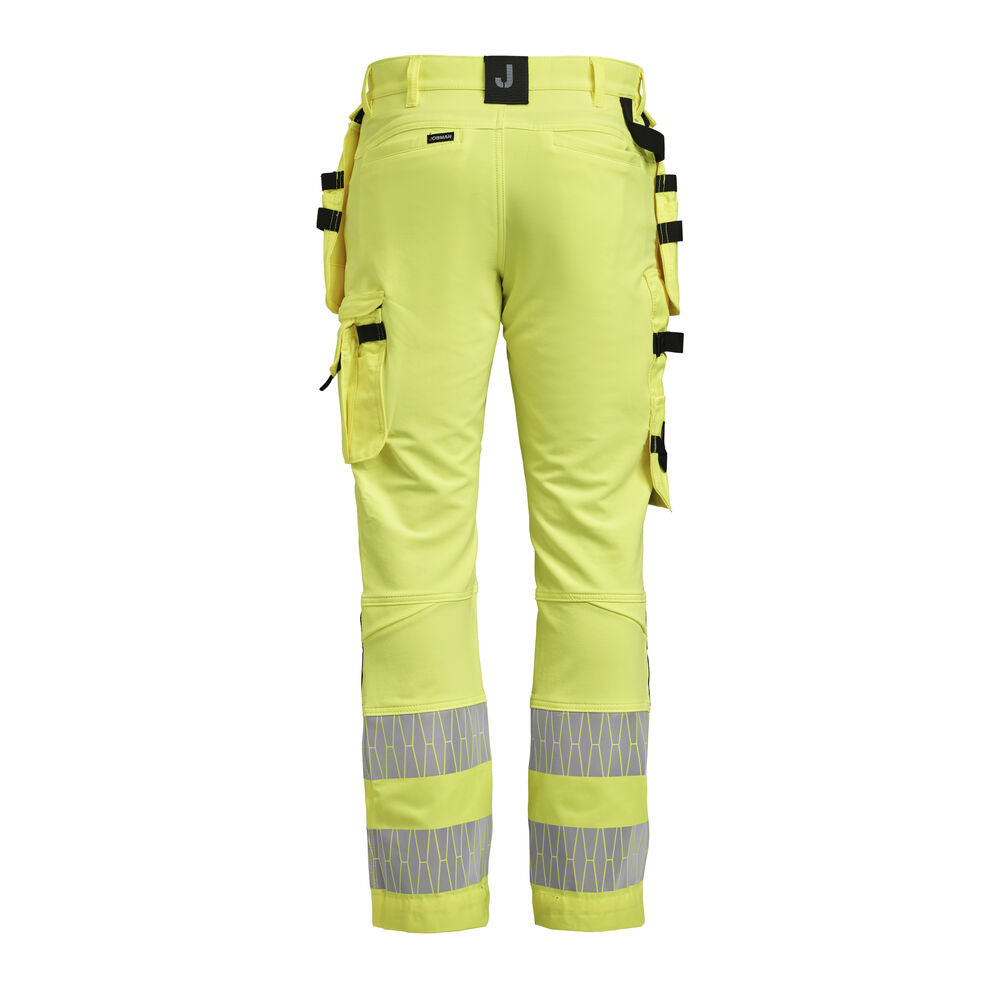2291 Håndværkerbukser Stretch Hi-Vis