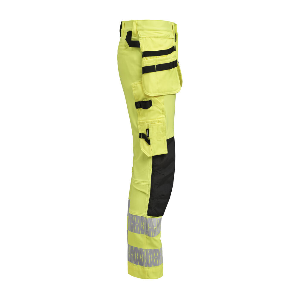 2291 Håndværkerbukser Stretch Hi-Vis