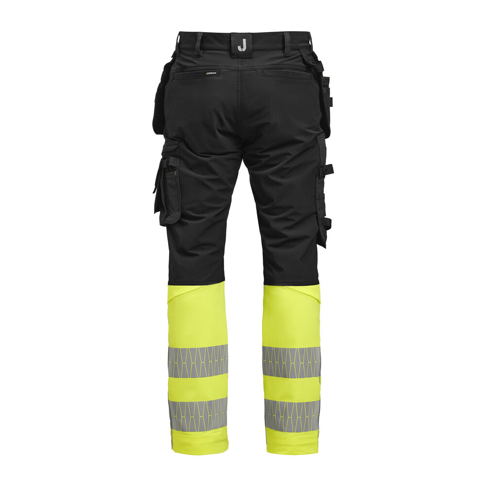 2392 Håndværkerbukser Stretch Hi-Vis