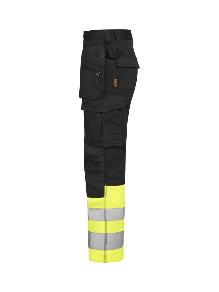 2514 Slidstærke High-Vis bukser med stretch – Klasse 1