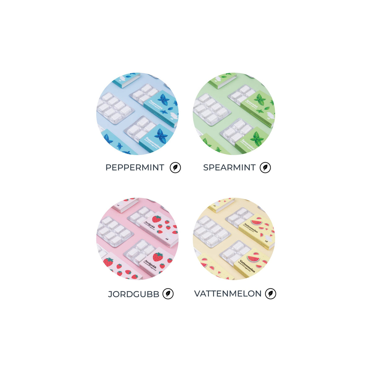 Tuggummi 8-pack