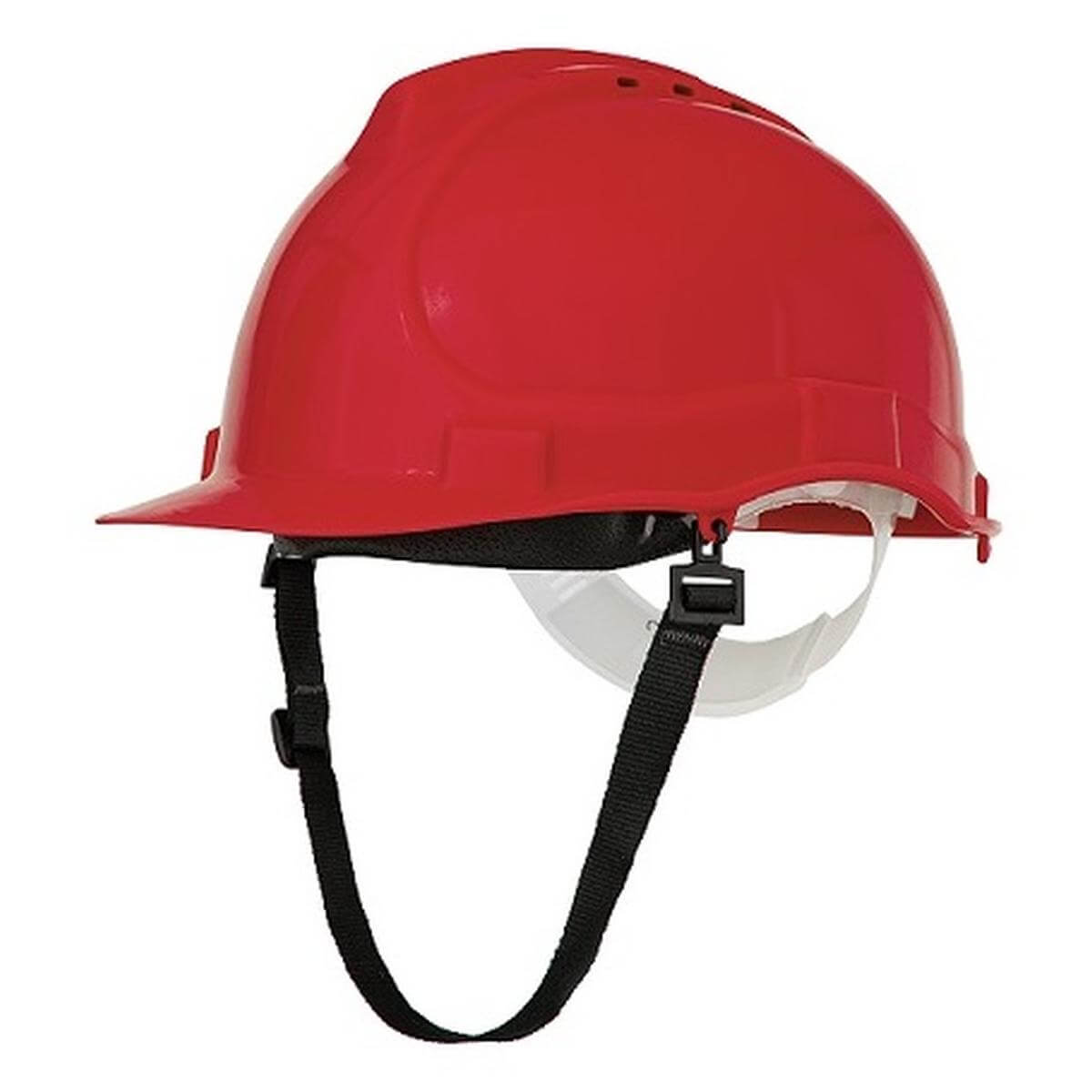 Hjälm PRZEMYSŁOWY BRATEK-3 Z PASKIEM Röd
