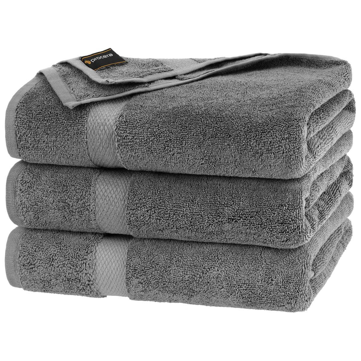 Handduk HORUS 50X100 650G. CIEMNOgrå