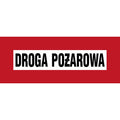 Skylt PRZECIWPOŻAROWY - DROGA POŻAROWA - BC 109 BR PN