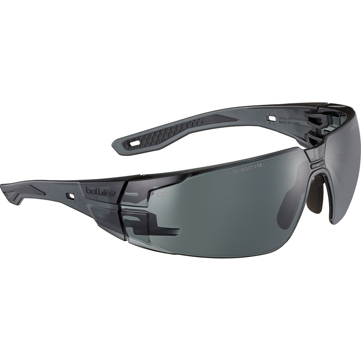 Skyddsglasögon Bollé RUSH 2.0 (przyciemniane) Svart