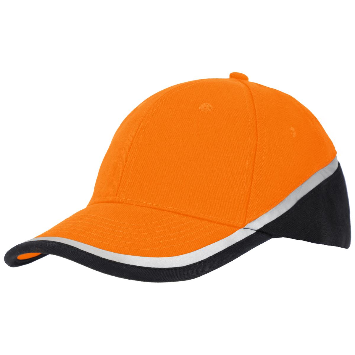 Mössa DOBBELT Z DASZKIEM ORANGE NEON