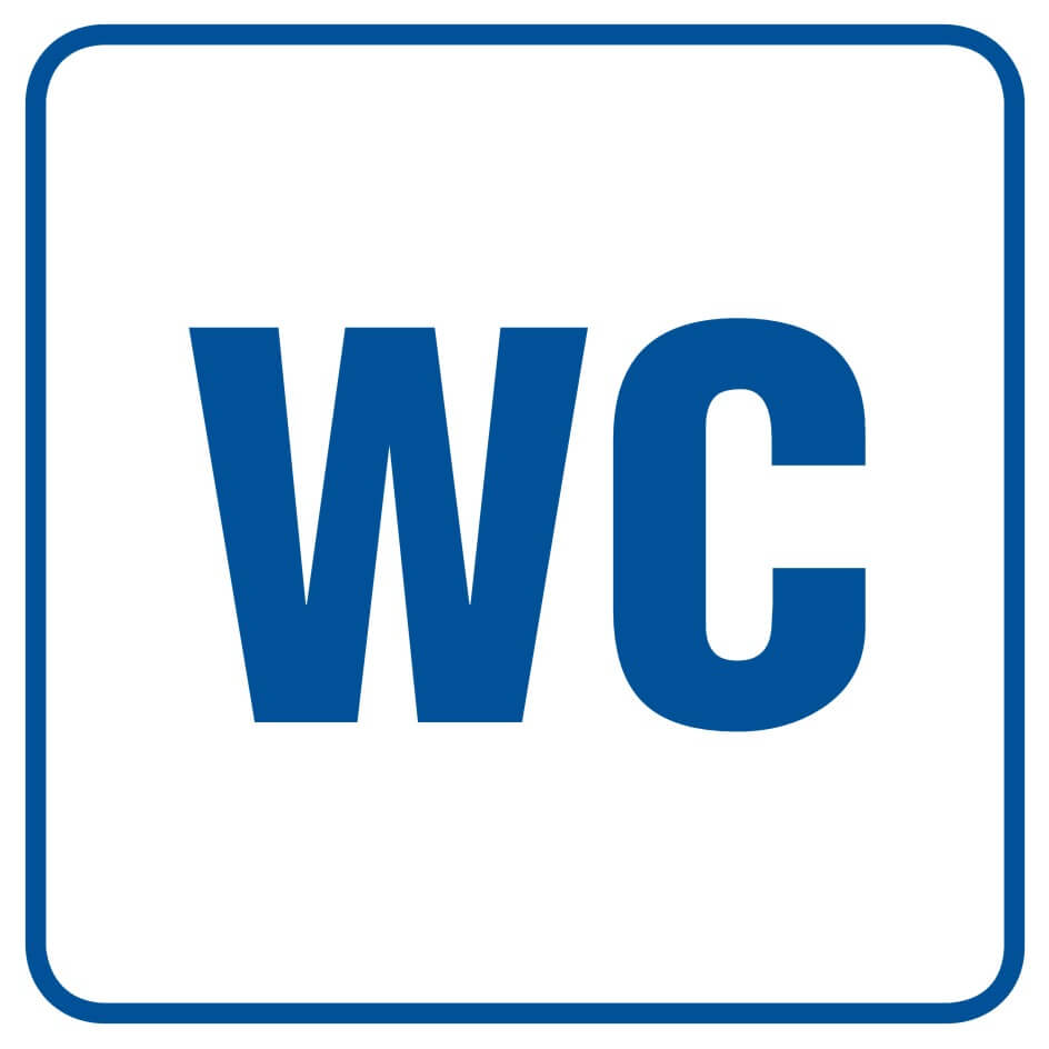 Skylt - WC - RA013 B2 PN