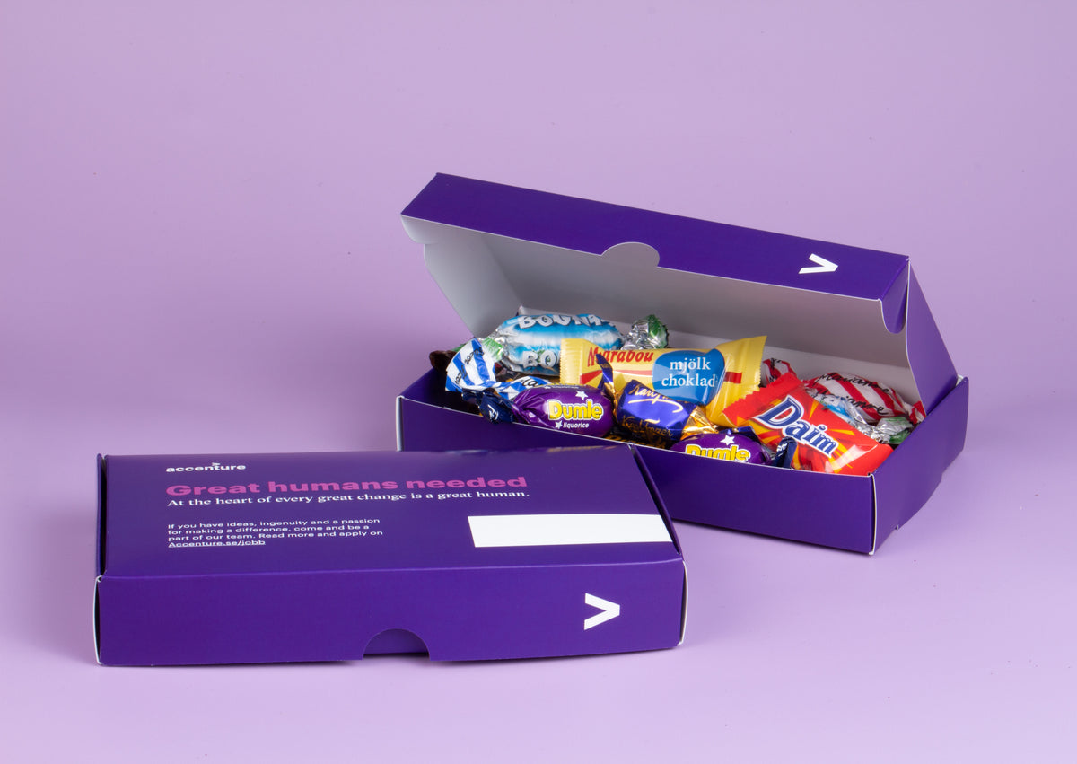 Brevlådeask Lösgodis 180 g
