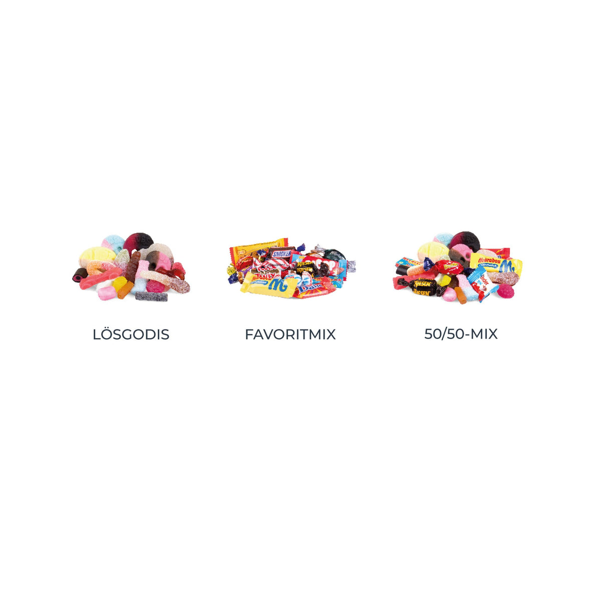 Brevlådeask 50/50-mix 170 g