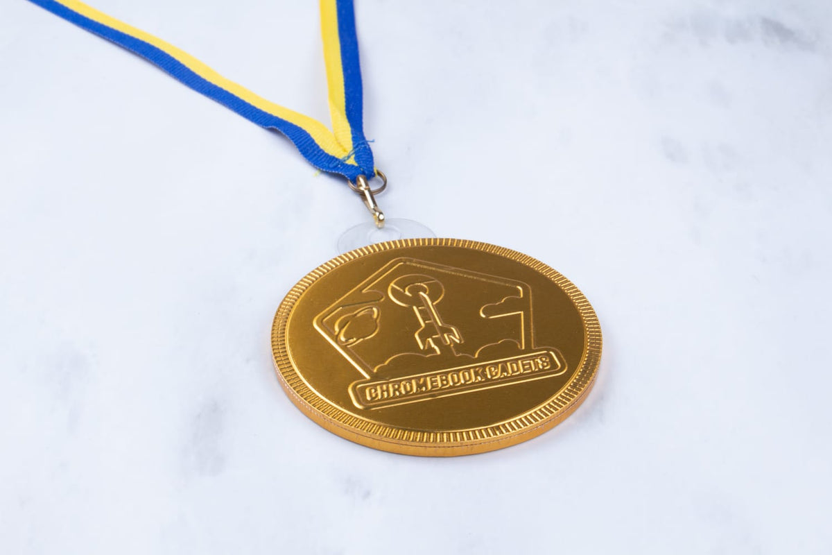 Chokladmynt & medaljer - volymproduktion 38 mm