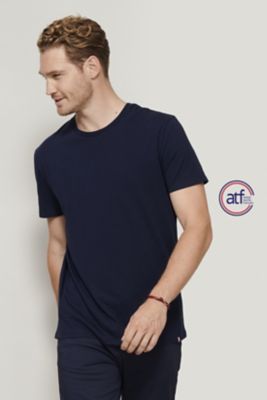 T-shirt - Tillverkad i Frankrike herr rund hals Léon