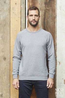 Collegegenser - herre, French Terry, rund hals Nelson Men