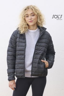 Takki - naisten, kevyt, topattu hupullinen Stream Hooded Women