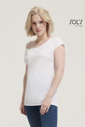 T-Shirt - Women's Short Sleeve Long Kimono Marylin
