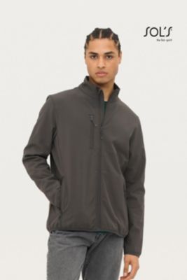 Jakke - herre, softshell med lynlås Falcon Men