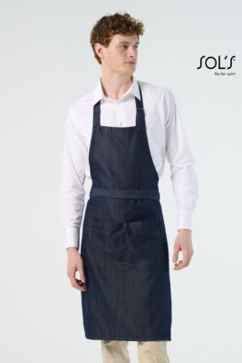 Förkläde, med ficka, denim (GRANT)