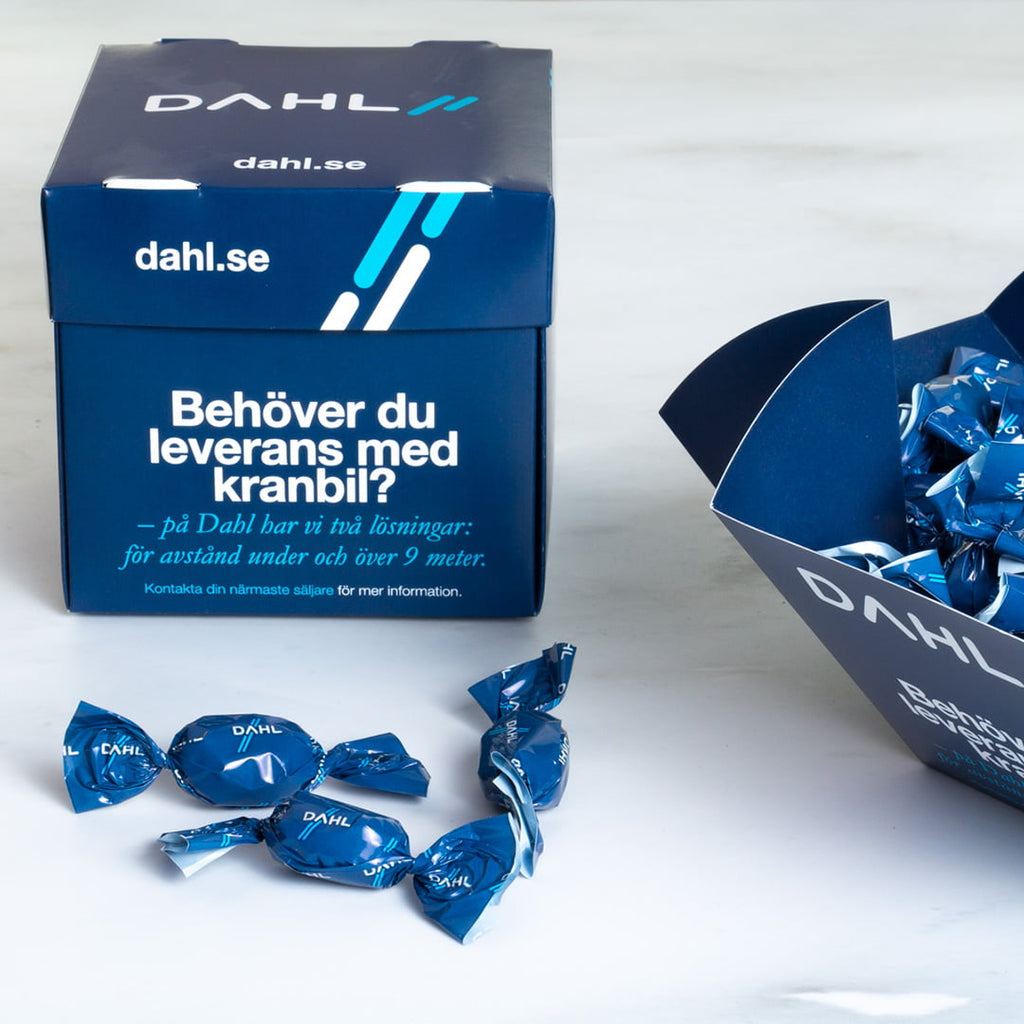 Pappskål - Chokladdoppad smörkola Chokladdoppad smörkola