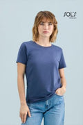 T-shirt med rund krage (REGENT WOMAN)