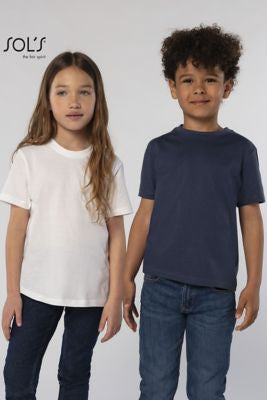T-shirt - för barn Rund hals Regent Kids